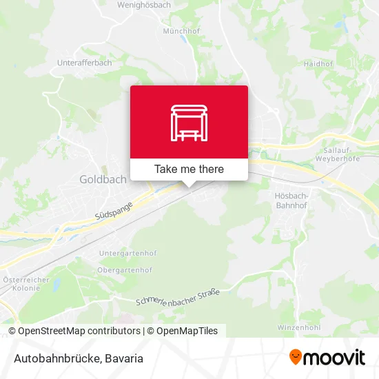 Карта Autobahnbrücke