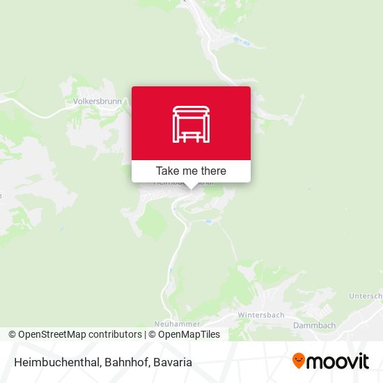 Heimbuchenthal, Bahnhof map