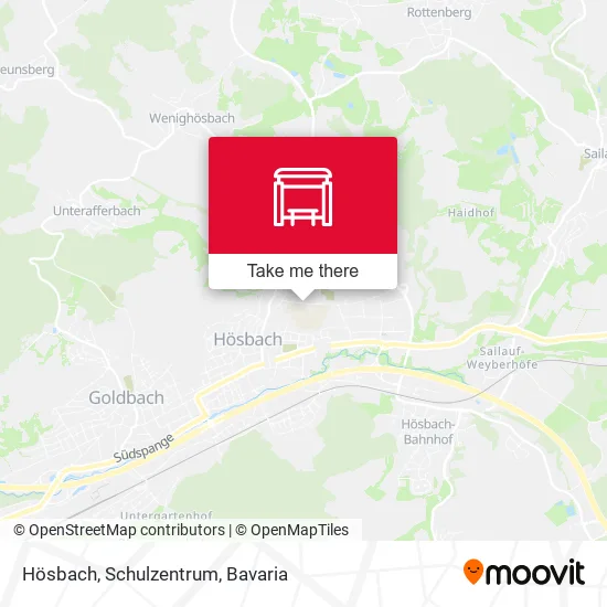 Карта Hösbach, Schulzentrum