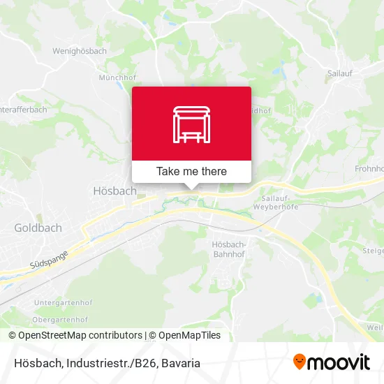 Карта Hösbach, Industriestr./B26