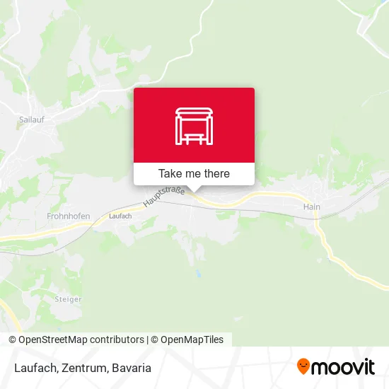 Карта Laufach, Zentrum