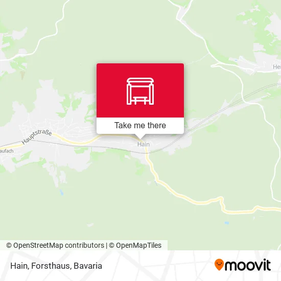 Карта Hain, Forsthaus