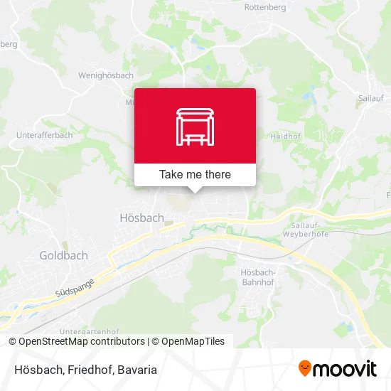 Карта Hösbach, Friedhof