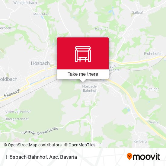 Hösbach-Bahnhof, Asc map