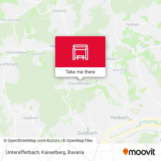 Карта Unterafferbach, Kaiserberg