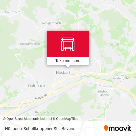 Карта Hösbach, Schöllkrippener Str.
