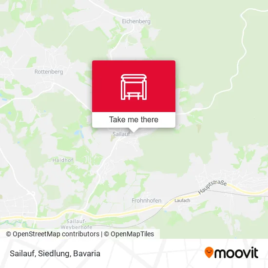 Карта Sailauf, Siedlung