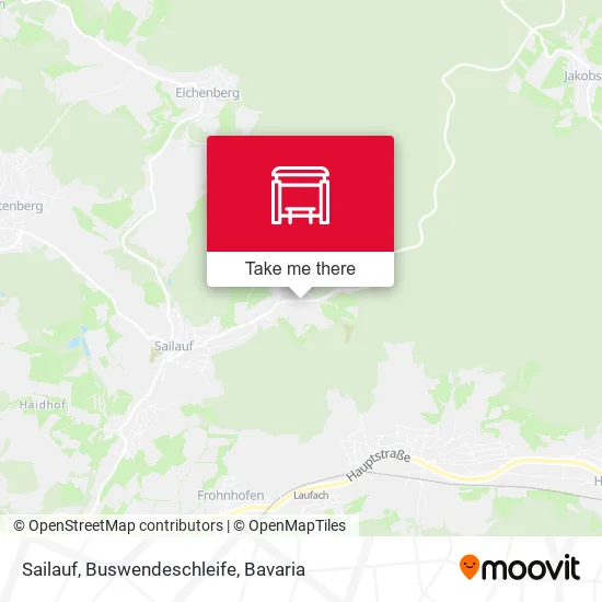 Карта Sailauf, Buswendeschleife