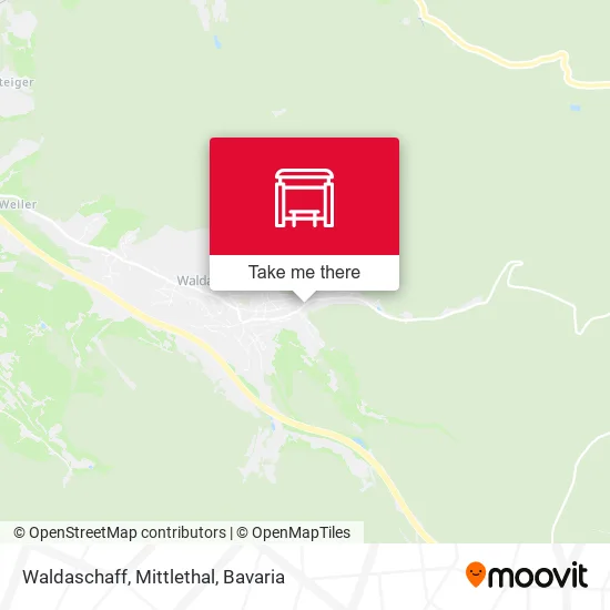 Карта Waldaschaff, Mittlethal
