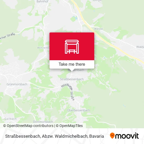 Карта Straßbessenbach, Abzw. Waldmichelbach
