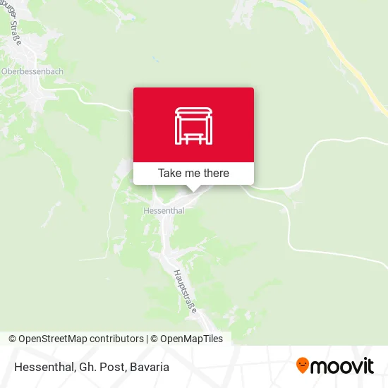 Карта Hessenthal, Gh. Post