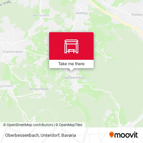 Карта Oberbessenbach, Unterdorf