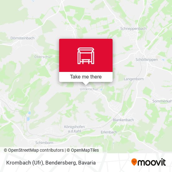 Krombach (Ufr), Bendersberg map