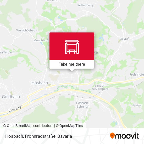 Hösbach, Frohnradstraße map
