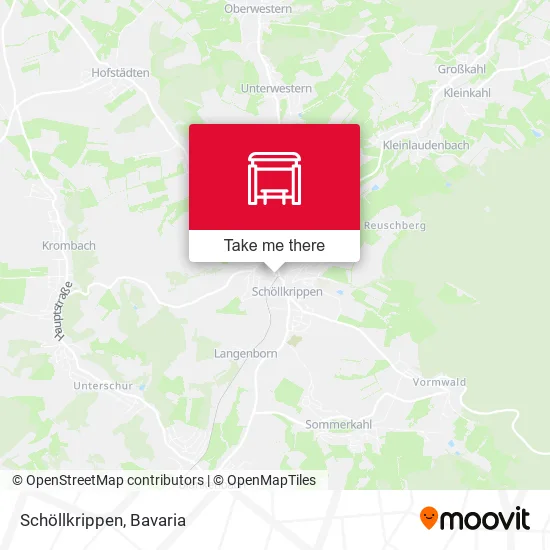 Карта Schöllkrippen