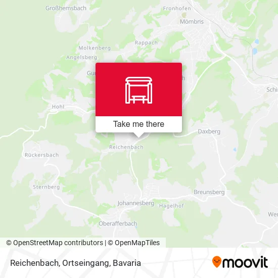 Карта Reichenbach, Ortseingang