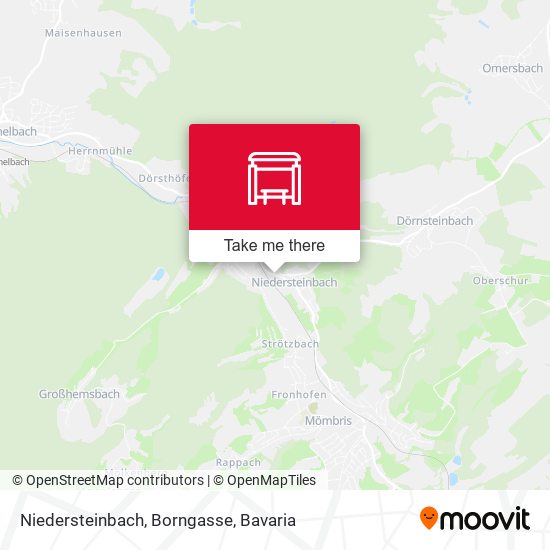 Niedersteinbach, Borngasse map