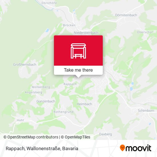 Rappach, Wallonenstraße map