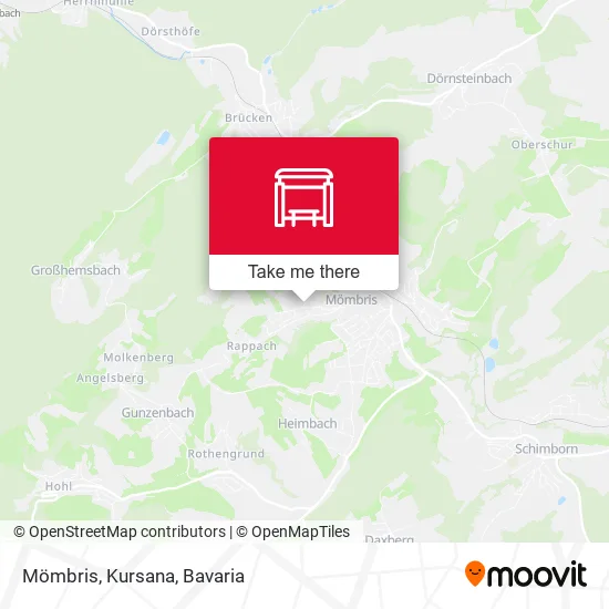 Карта Mömbris, Kursana