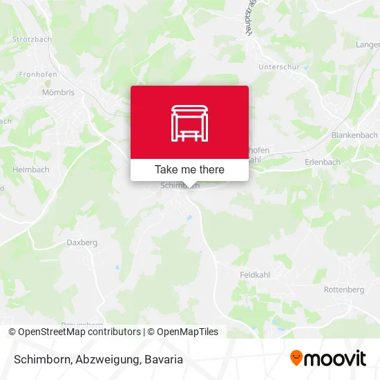 Карта Schimborn, Abzweigung