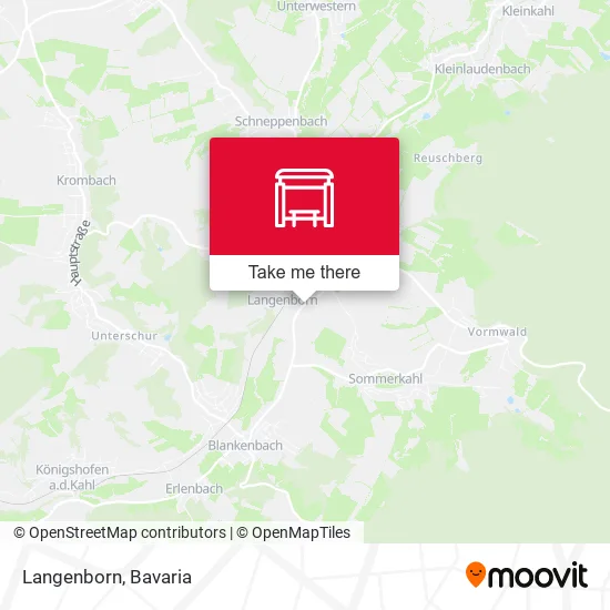 Карта Langenborn