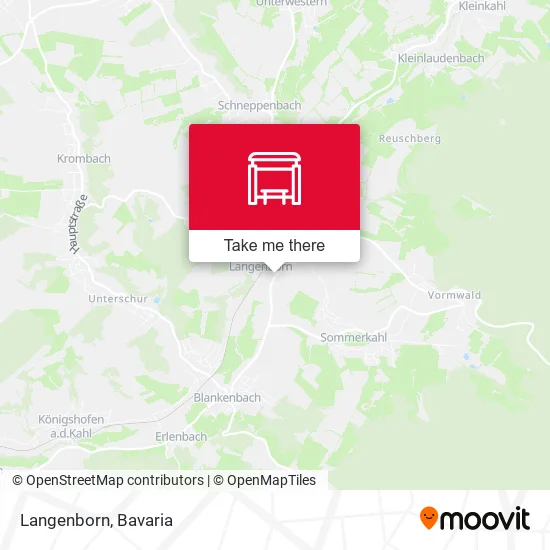 Карта Langenborn