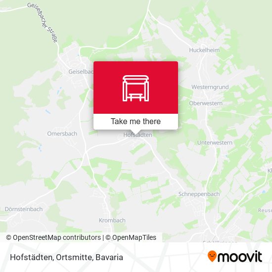 Hofstädten, Ortsmitte map