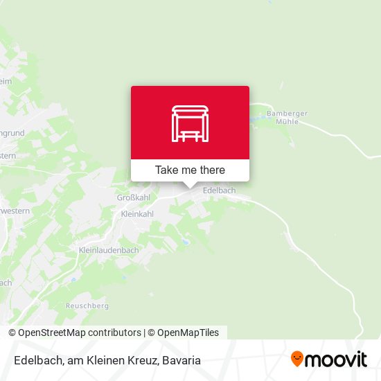 Edelbach, am Kleinen Kreuz map