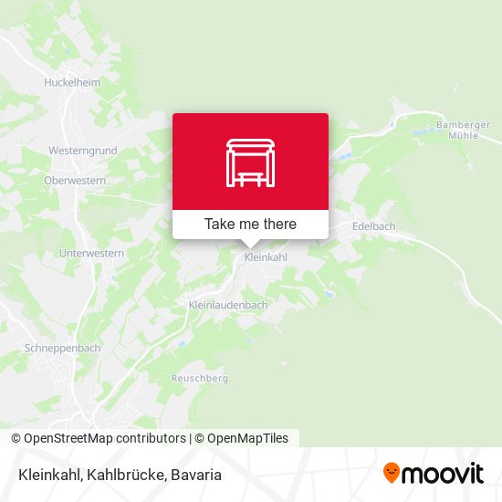 Kleinkahl, Kahlbrücke map