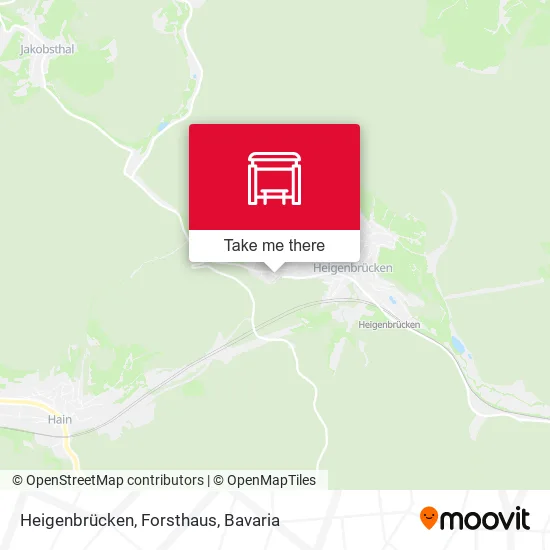 Карта Heigenbrücken, Forsthaus