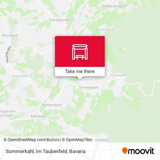 Карта Sommerkahl, Im Taubenfeld