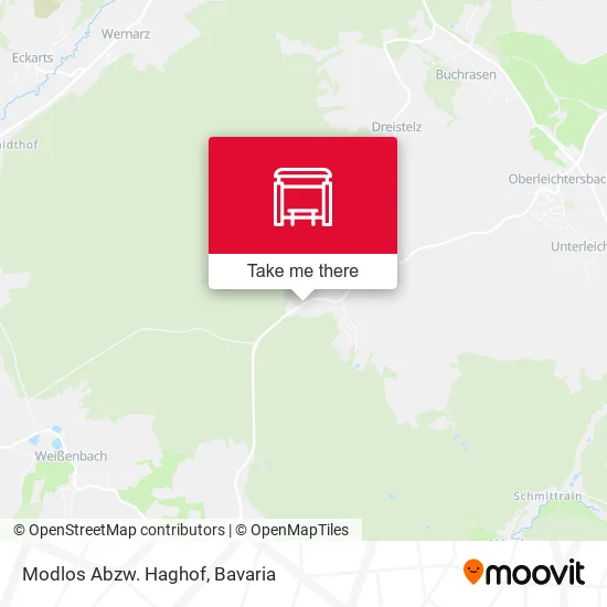 Карта Modlos Abzw. Haghof