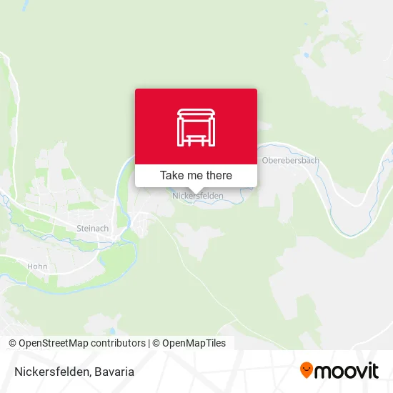 Карта Nickersfelden
