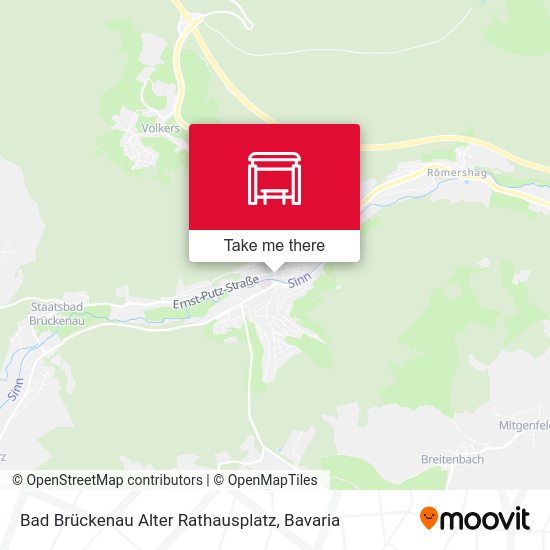 Bad Brückenau Alter Rathausplatz map