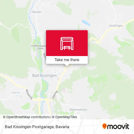 Карта Bad Kissingen Postgarage