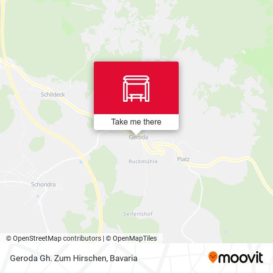 Geroda Gh. Zum Hirschen map