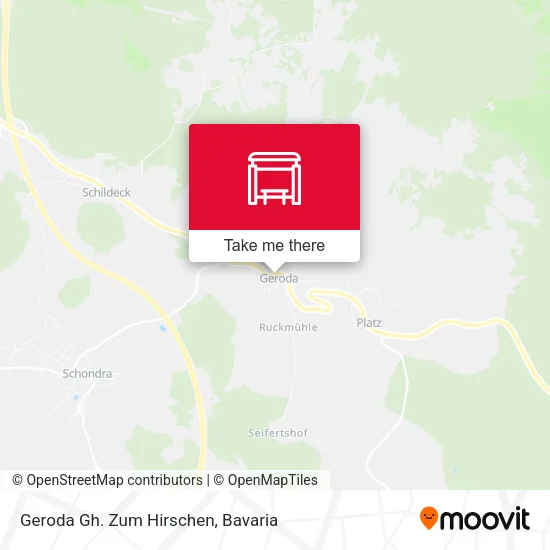 Карта Geroda Gh. Zum Hirschen