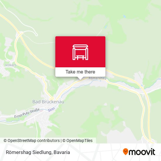Römershag Siedlung map
