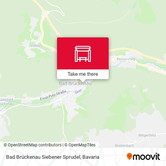 Карта Bad Brückenau Siebener Sprudel