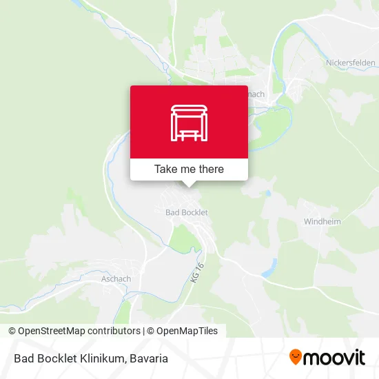 Карта Bad Bocklet Klinikum