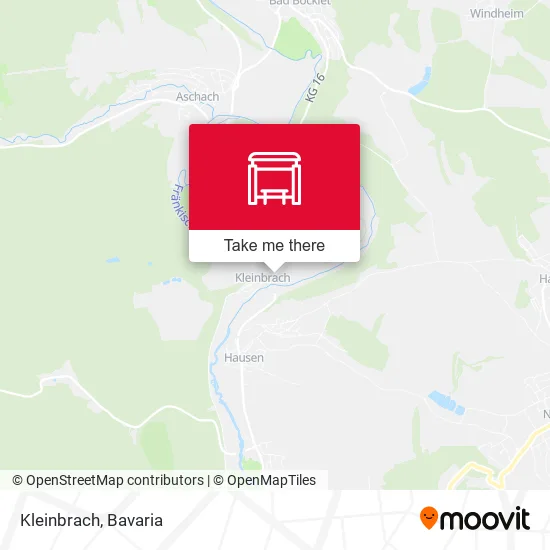 Карта Kleinbrach