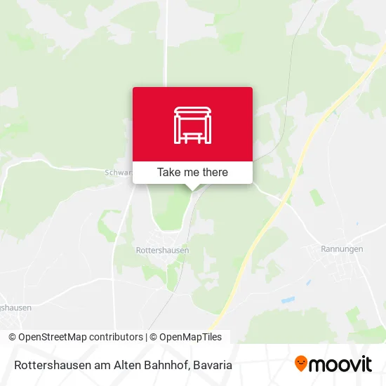 Карта Rottershausen am Alten Bahnhof