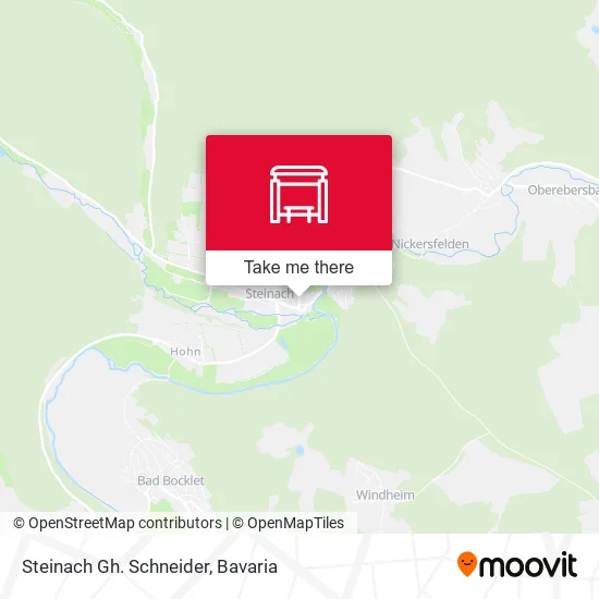 Карта Steinach Gh. Schneider
