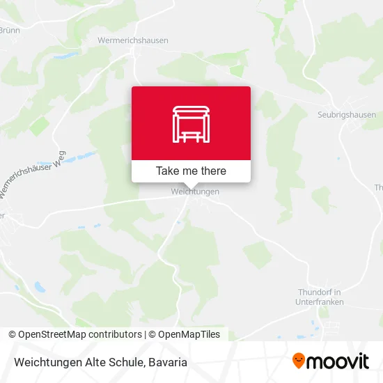 Карта Weichtungen Alte Schule
