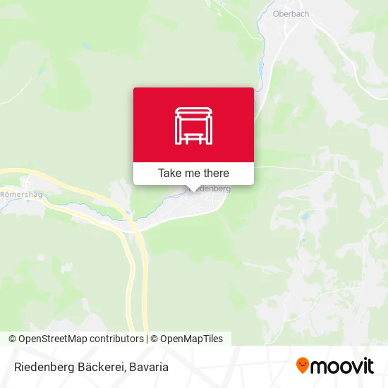 Карта Riedenberg Bäckerei