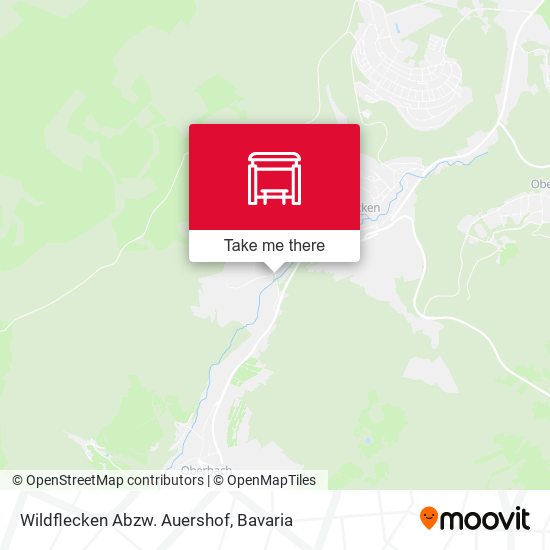 Wildflecken Abzw. Auershof map