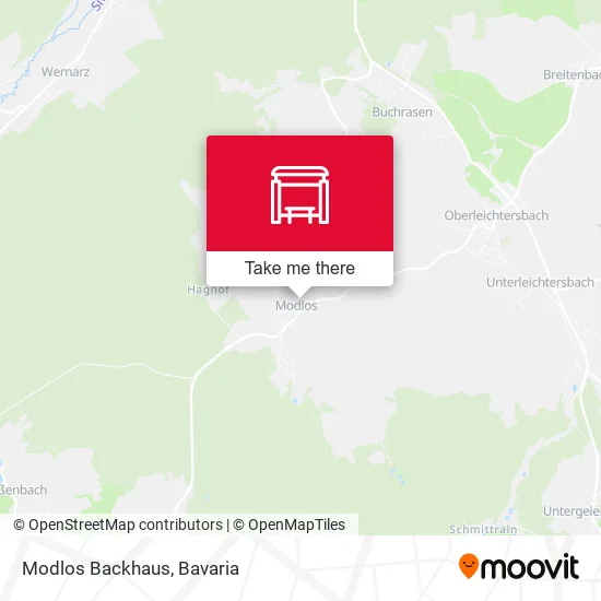 Карта Modlos Backhaus