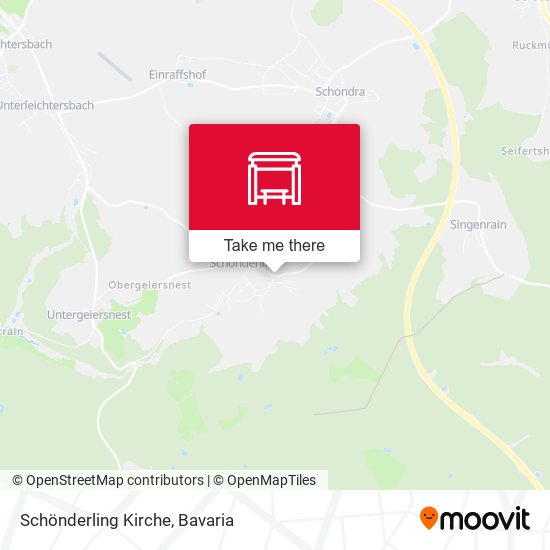 Schönderling Kirche map
