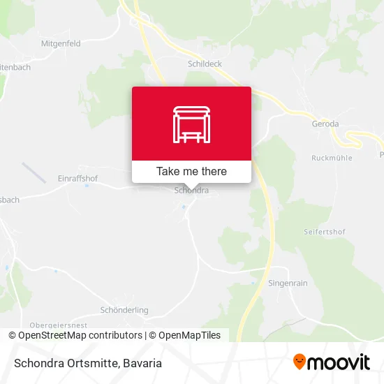 Карта Schondra Ortsmitte