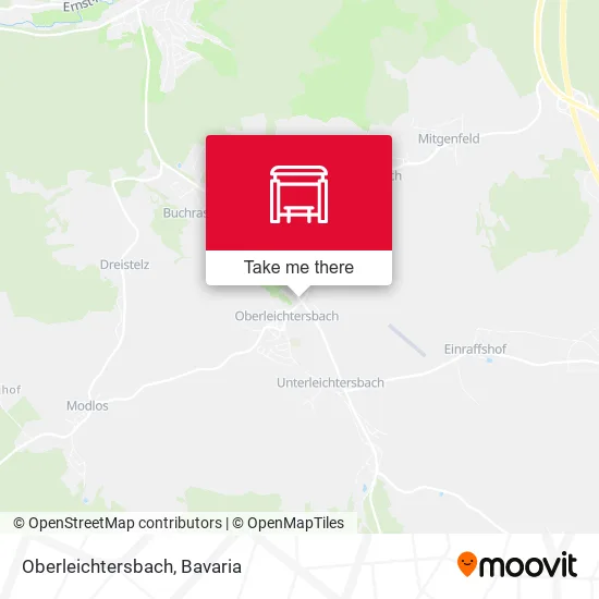 Карта Oberleichtersbach